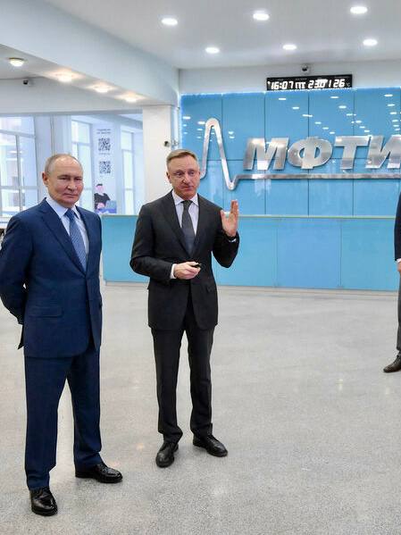 Энергоснабжение в МФТИ. Визит В.В. Путина 